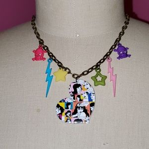 80s inspired Handmade necklace